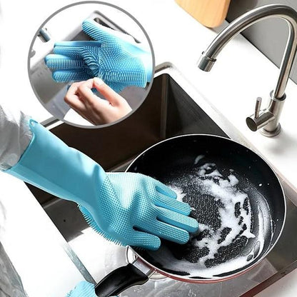 Washing Gloves, Silicon Dish Washer, Gloves For Cleaning