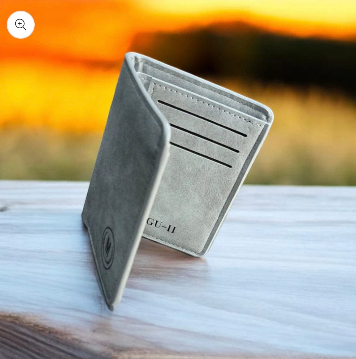 Mini Tin Pu Smart Wallet