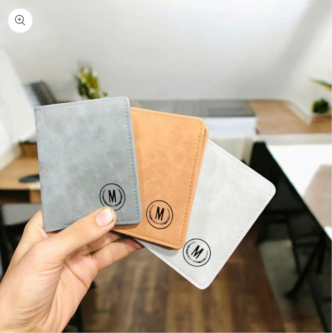 Mini Tin Pu Smart Wallet