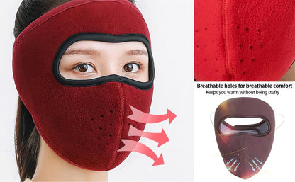 Weather Resistant Full Face Bike Mask - 1 PC